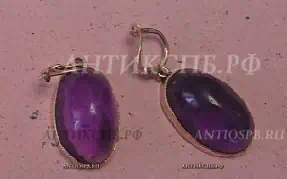 Серьги золотые. Вт. Пол. ХХ века. №33837