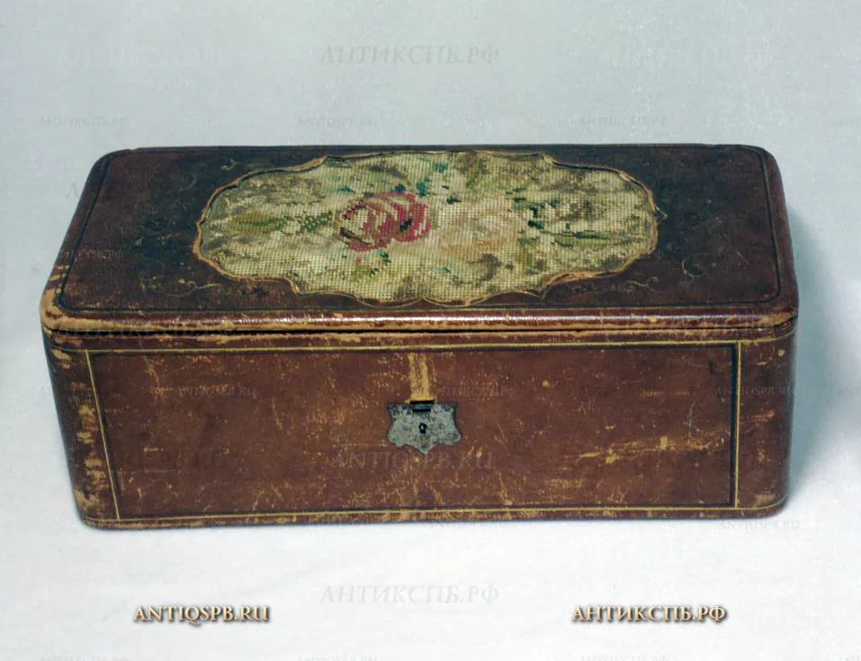 Шкатулка старинная "Розы". Нач. ХХ века. Европа. №16918