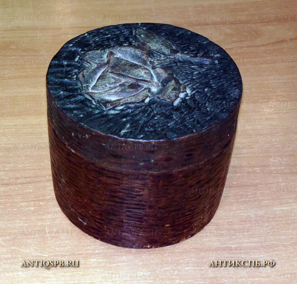 Шкатулка старинная "Роза". Перв. пол. ХХ века. №16943