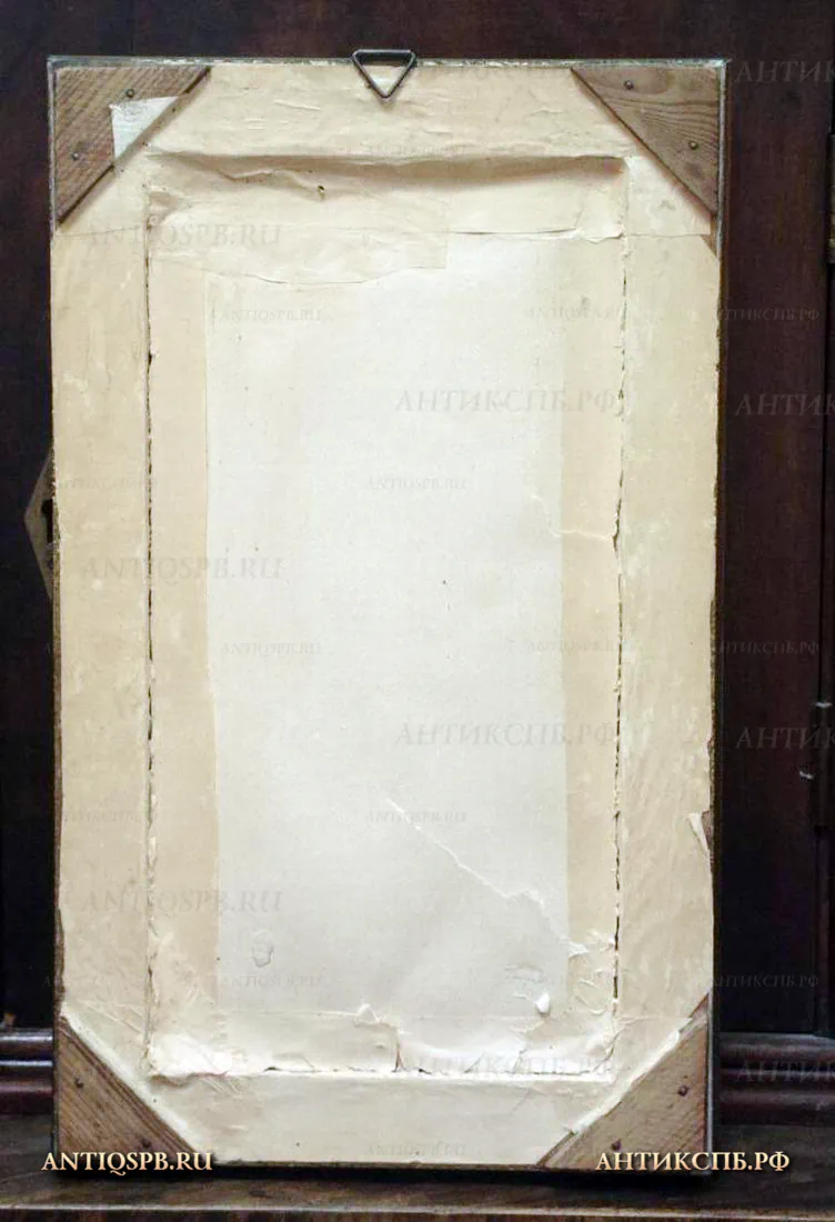 Картина старинная "Маки". Нач. ХХ века. №17511