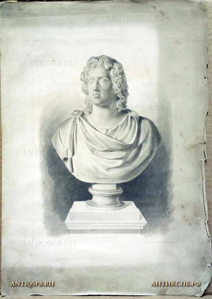 17935.6. Гравюра "Goethe". Бумага. ХIХ век. [Цена: 5000 руб.]