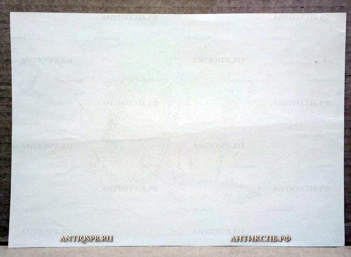 17955. Автолитография "Деревня". Худ. С. Г. Невельштейн. Вт. пол. ХХ века. (Цена по запросу)