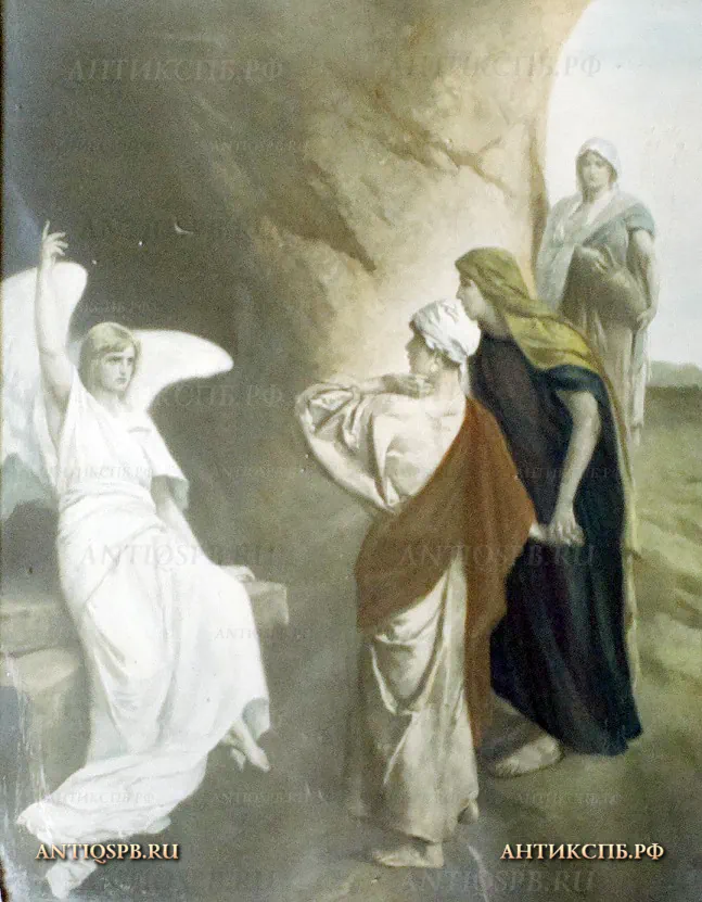 Литография старинная. Европа. №5862